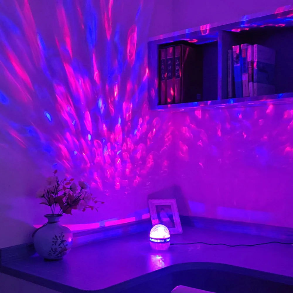 Luci Del Cielo Stellato A LED USB 5V Notturne Per Camera Da Letto Proiettore Atmosfera Decorativa Girevole A 360 Gradi