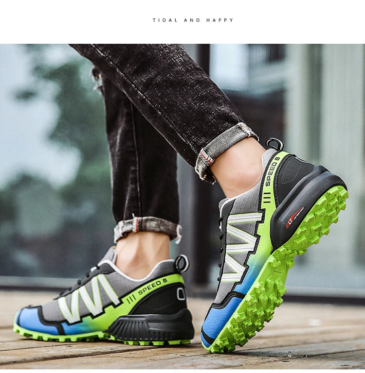 Scarpe Da Ginnastica Da Ciclismo Mountain Bike E Trekking Da Uomo Stile Classico Per Esterno All Aperto Traspiranti