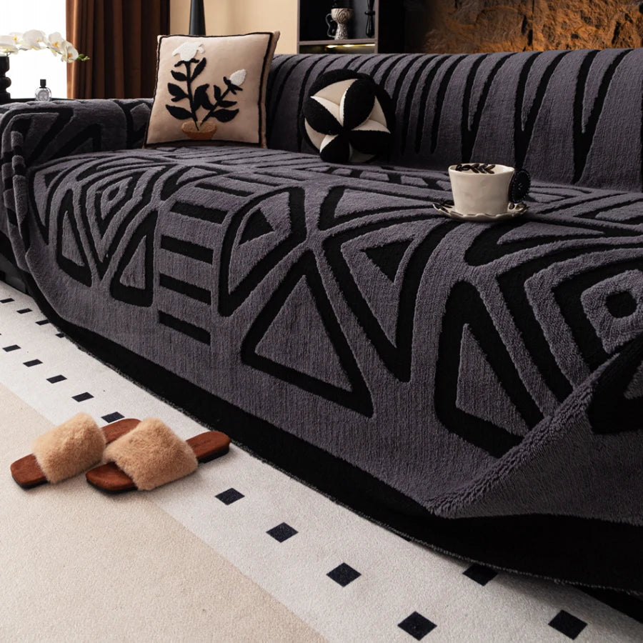 Protezione Per Divano In Stile Bohémien Nuovo Coperta Vintage Intrecciata Antiscivolo Adatta A Divani E Animali Lux