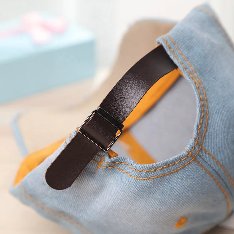 Berretto Da Baseball Da Donna Con Pittura Con Diamanti E Fiore Ricamato In Denim Snapback Estivo Cappello Da Sole