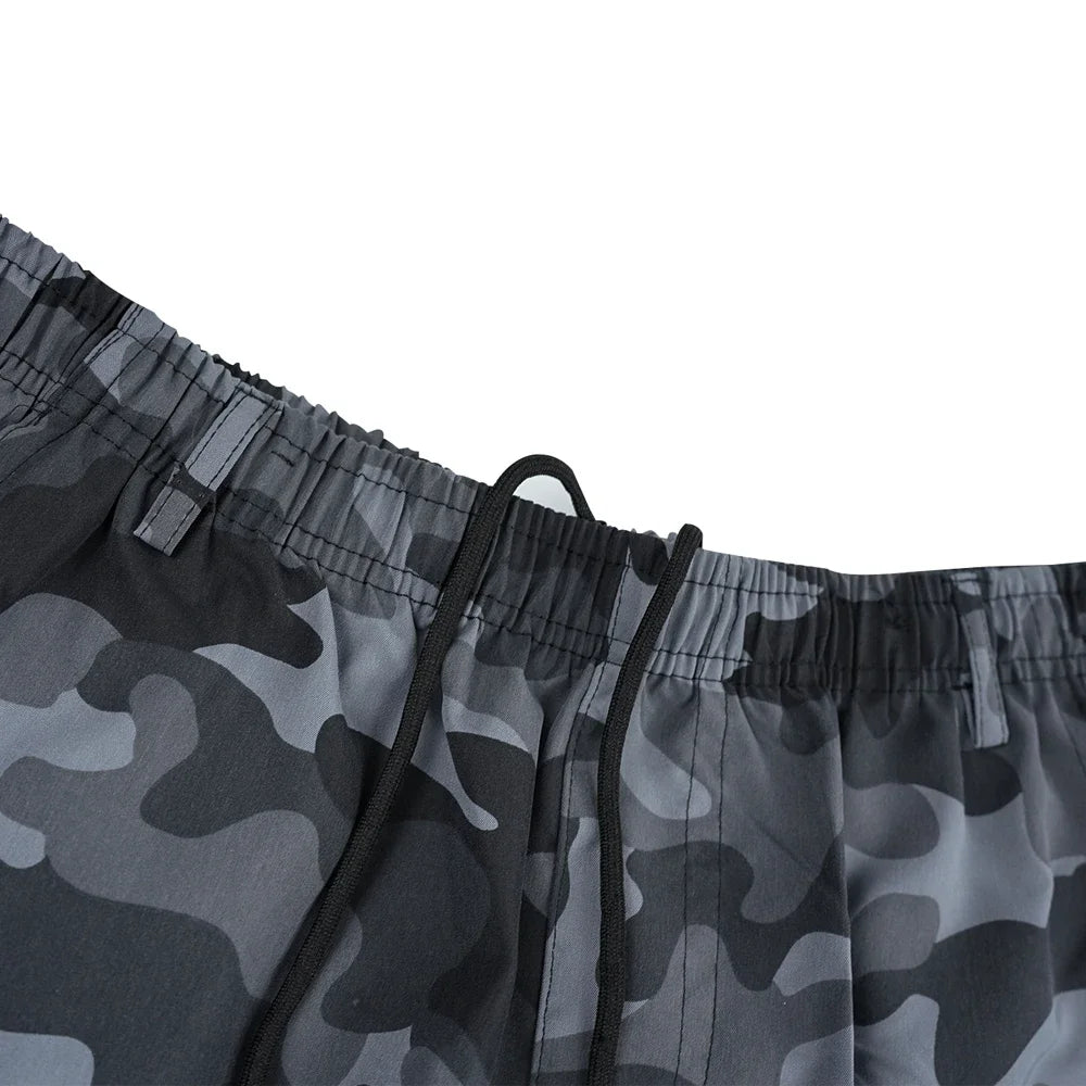 Pantaloncini Cargo Tattici Estivi da Uomo Militari con Tasche Ispirate al Mimetico per Jogging Escursionismo Lavoro