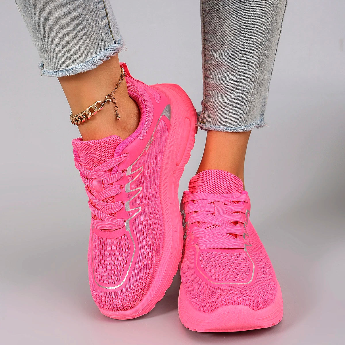 Scarpe Basse Da Donna In Mesh Traspirante Per Estate Scarpe Da Ginnastica Casual Spedizione Gratuita