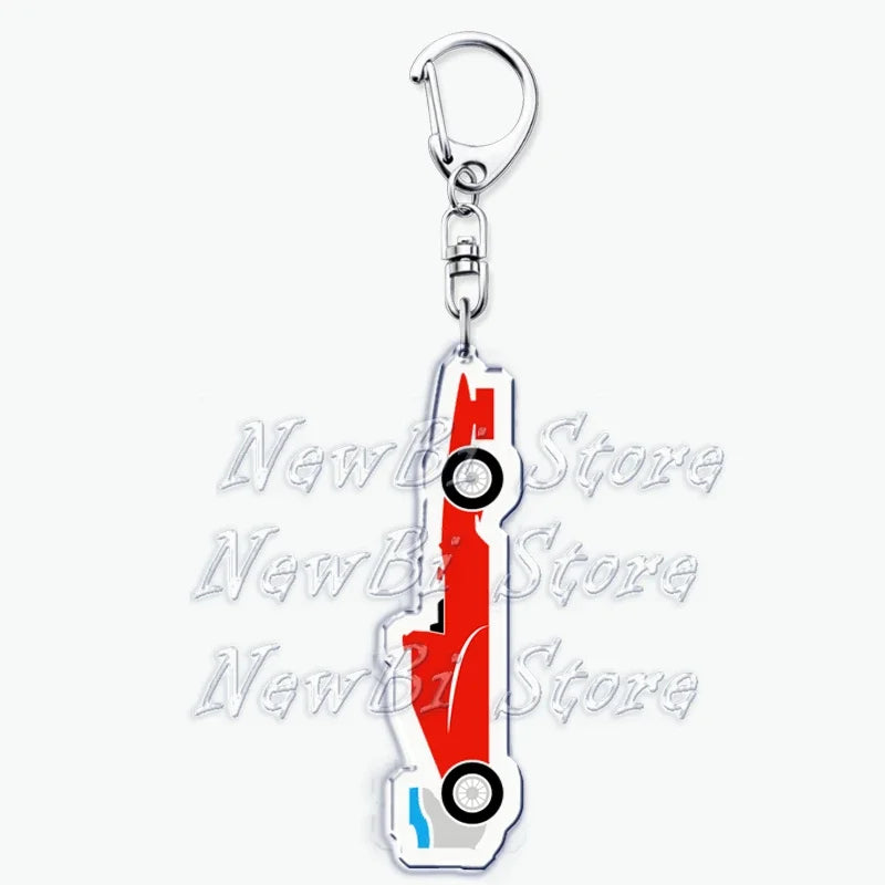 Portachiavi Con Ciondolo Per Auto Da Corsa Popolare Super Cool Per Accessori Borsa Gioielli Regali Fan Amici