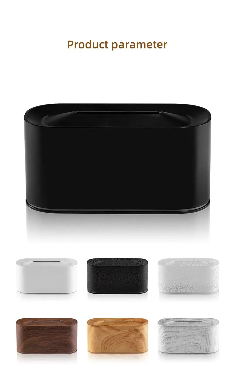 Diffusore Di Aromaterapia Con Effetto Fiamma E Nebbia Fredda Umidificatore Silenzioso Per Casa E Camera Da Letto