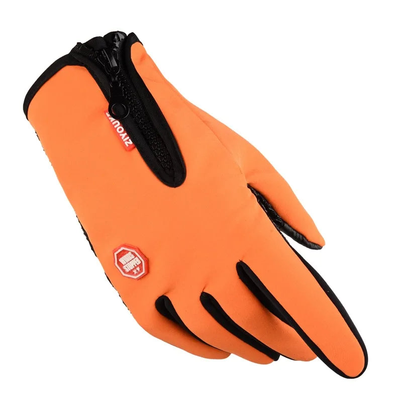 Guanti Da Ciclismo Invernali Con Supporto Al Polso E Touch Screen Antivento Antiscivolo Con Dita Intere