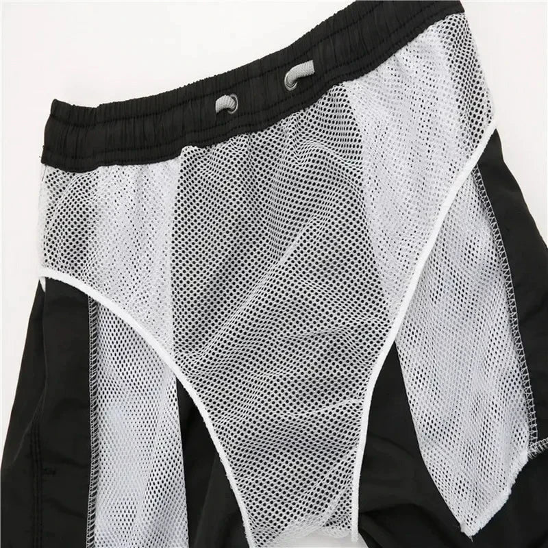 Costume Da Bagno Uomo Pantaloncini Da Spiaggia In Poliestere Con Rete Interna Surf 2025 Sexy Nuoto
