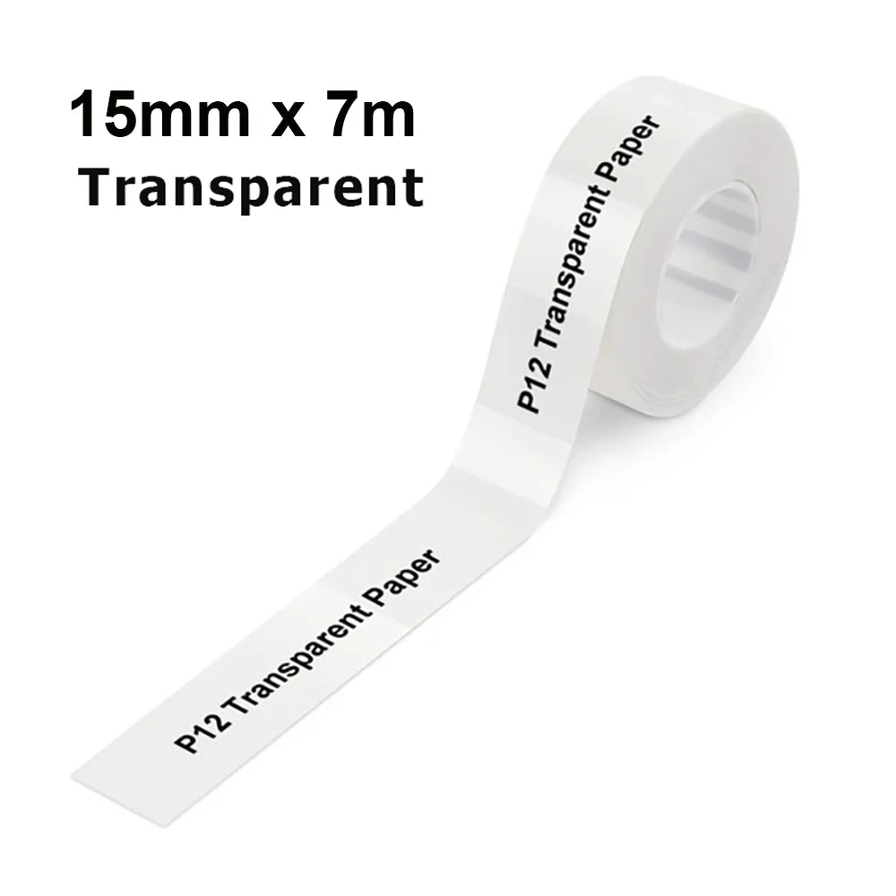Nastro Termico Continuo 15 Mm Per Etichette Stampante Ufficio KingJim LR5C 4 Metri E 7 Metri