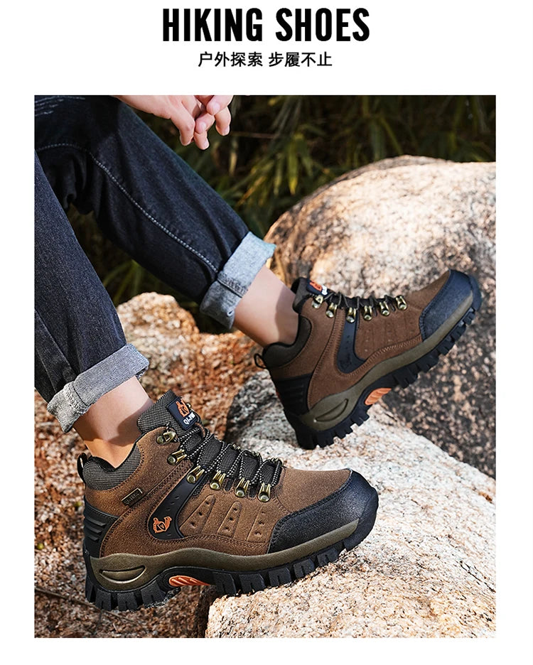 Scarponi Da Trekking Unisex Alla Caviglia Plus Size Outdoor 2025 Montagna Deserto Impermeabili Traspiranti