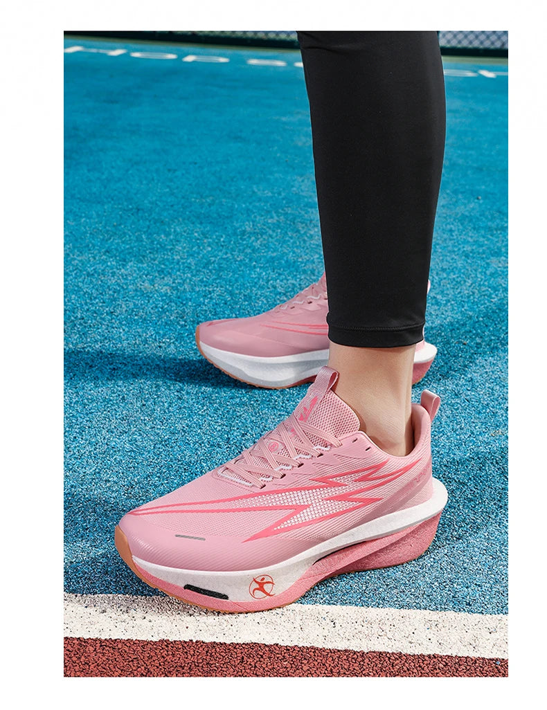 Scarpe sportive da uomo Scarpe da corsa con piastra in carbonio Scarpe da ginnastica da maratona maschili Scarpe da allenamento per atletica ammortizzanti da corsa per donna
