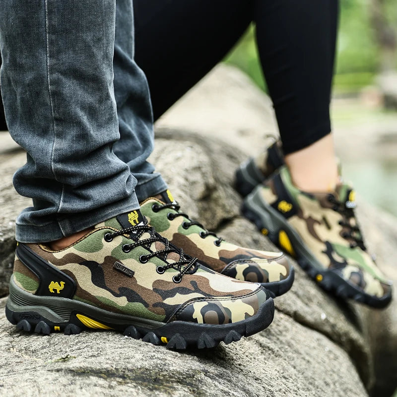 Scarpe Mimetiche Da Esterno Unisex Per Trekking E Trail Running Verde Militare Traspiranti Con Aumento Di Altezza