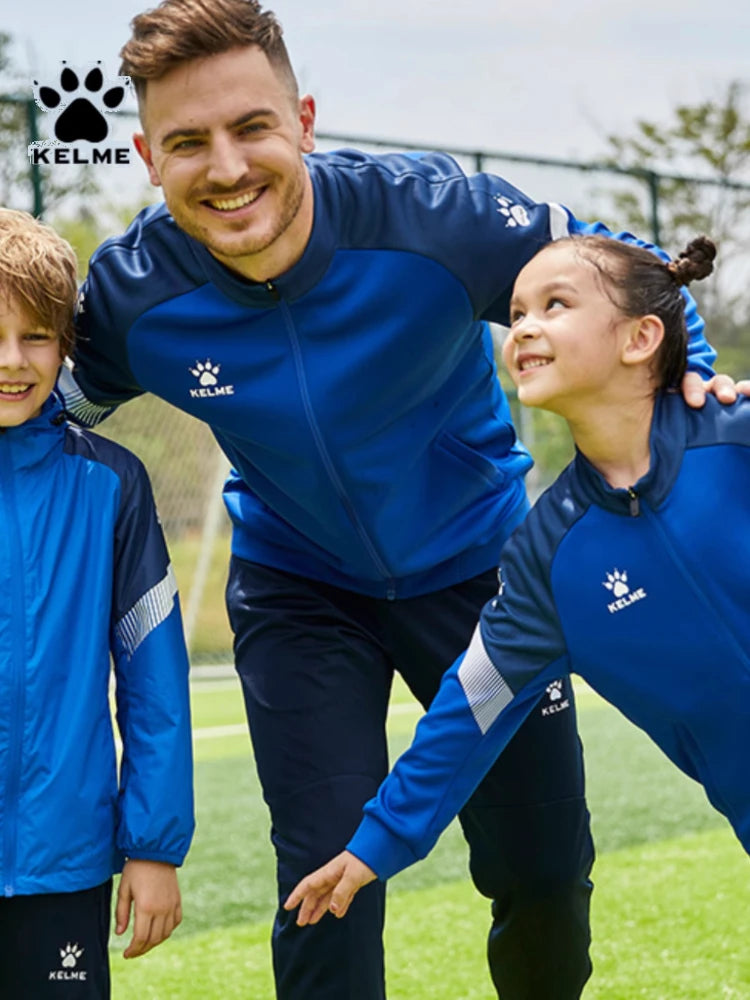 Kelme Giacca Allenamento Uomo Lavorata A Maglia Giocatore China League One Traspirante Con Cerniera Top Da Corsa