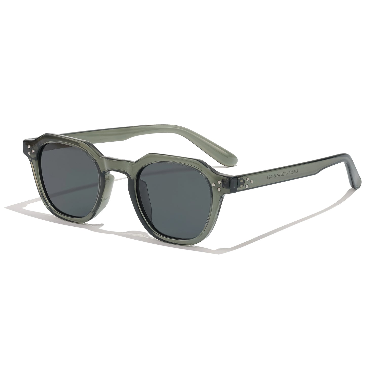 Occhiali Da Sole Polarizzati Retrò Unisex Caterside Ultraleggeri Montatura TR90 Poligonale Per Esterni Viaggio Di Qualità