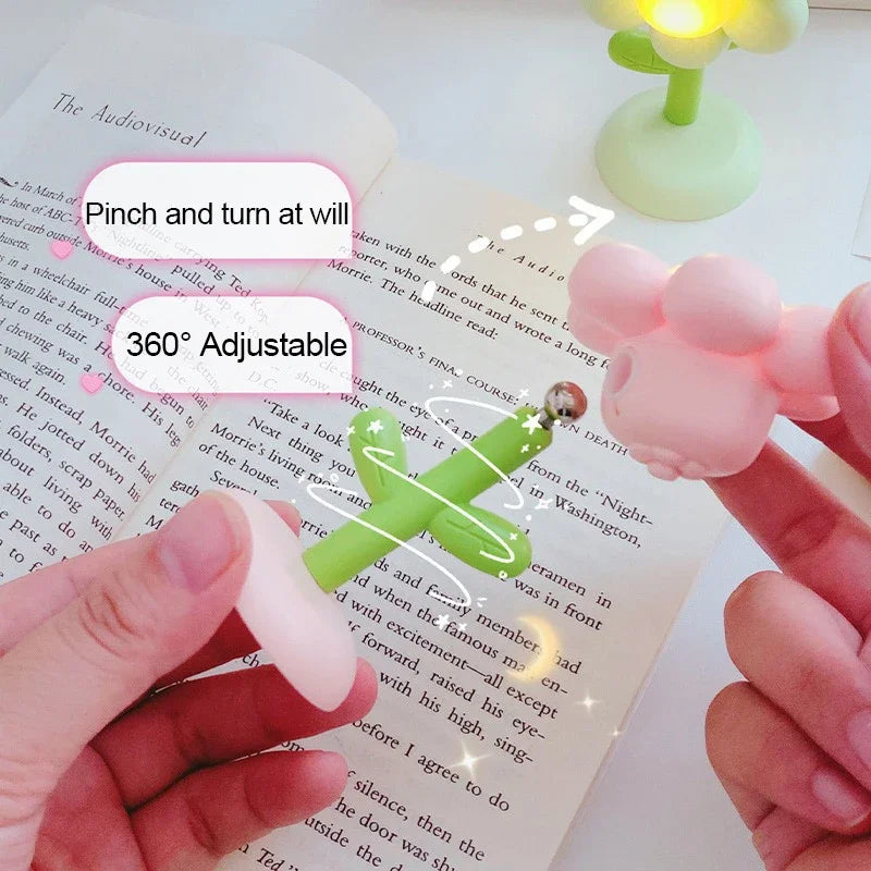 Lampada LED Fiore Notturna Mini Luce Da Tavolo Per Comodino Camera Da Letto Luce Ambientale Giocattolo Per Bambini Regalo