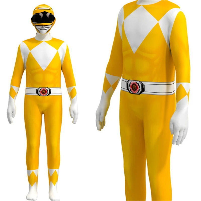 Costume Cosplay Morpher Supereroe Samurai Sentai Shinkenger Rangers Halloween Maschera Per Uomo Ragazzo