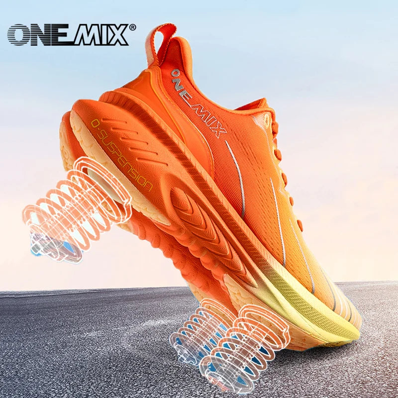 Onemix Scarpe Da Corsa Ammortizzate Da Donna Autunno Inverno Antiscivolo Con Lacci Per Corsa Intensa Danza