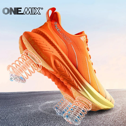 Onemix Scarpe Da Corsa Ammortizzate Da Donna Autunno Inverno Antiscivolo Con Lacci Per Corsa Intensa Danza