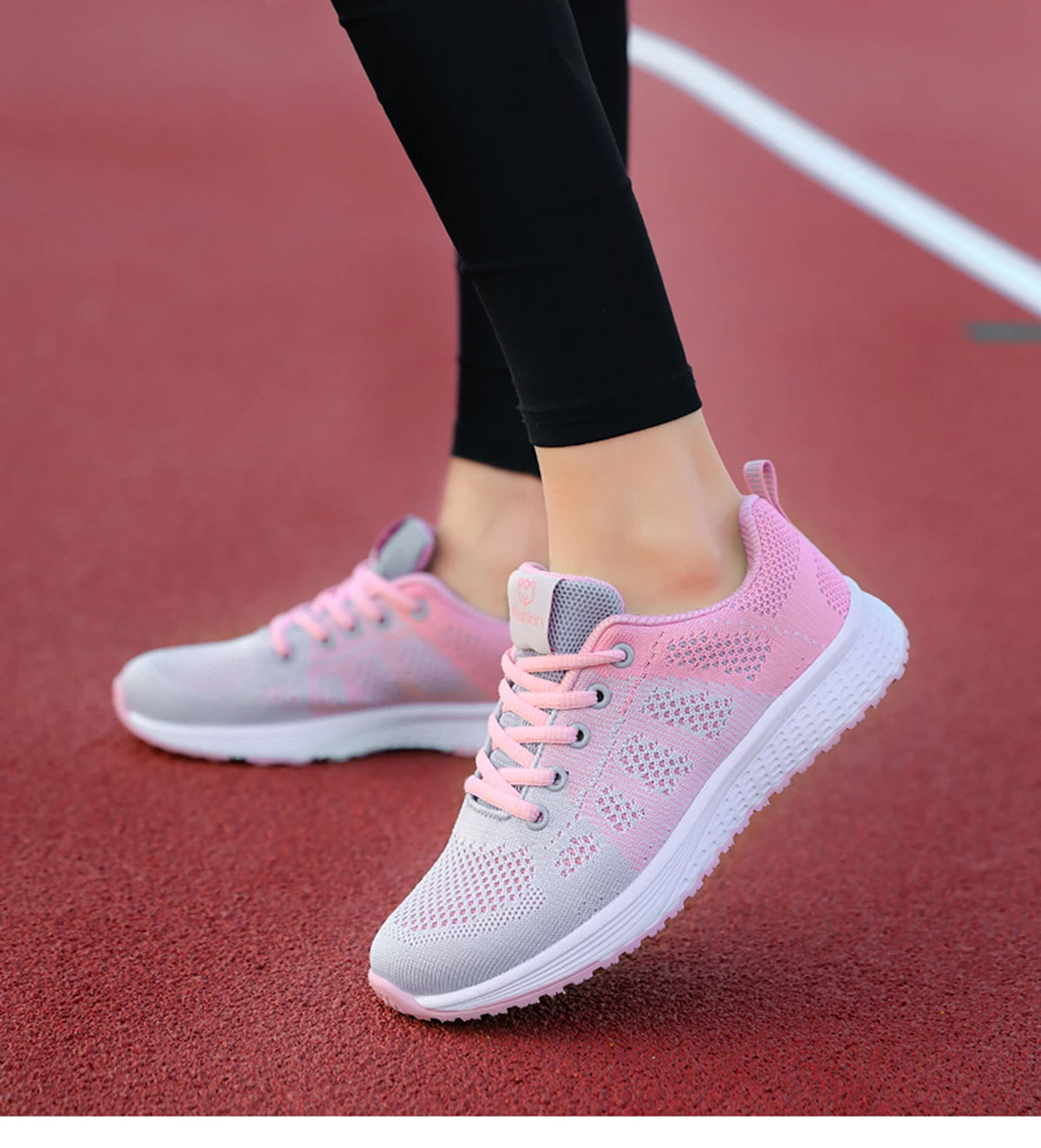 Scarpe sportive da donna Sneakers con plateau alla moda Scarpe basse da donna primavera estate Scarpe da corsa per donna Scarpe casual Mesh Jogging Tennis