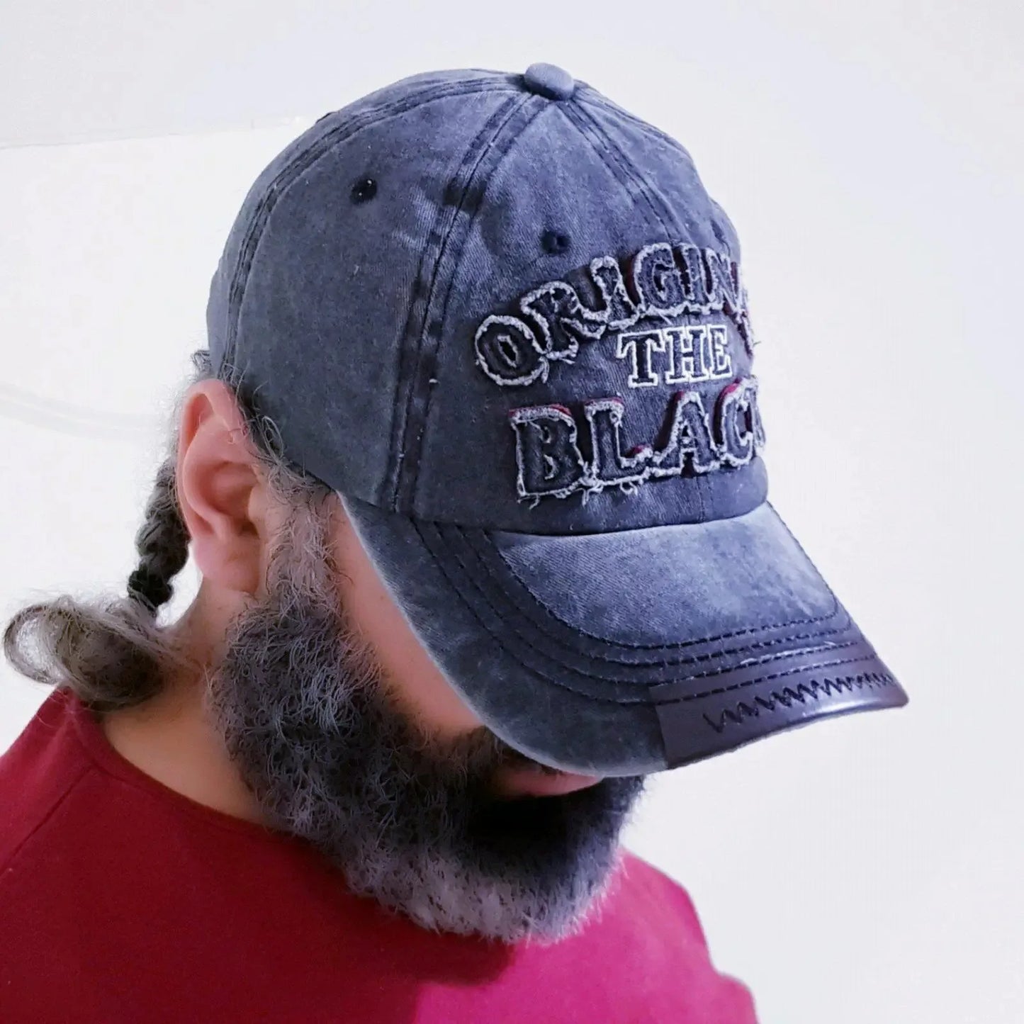 Berretto Da Baseball Vintage Unisex Cotone Lavato Ricamo Lettera Nera Berretto Casual Da Esterno