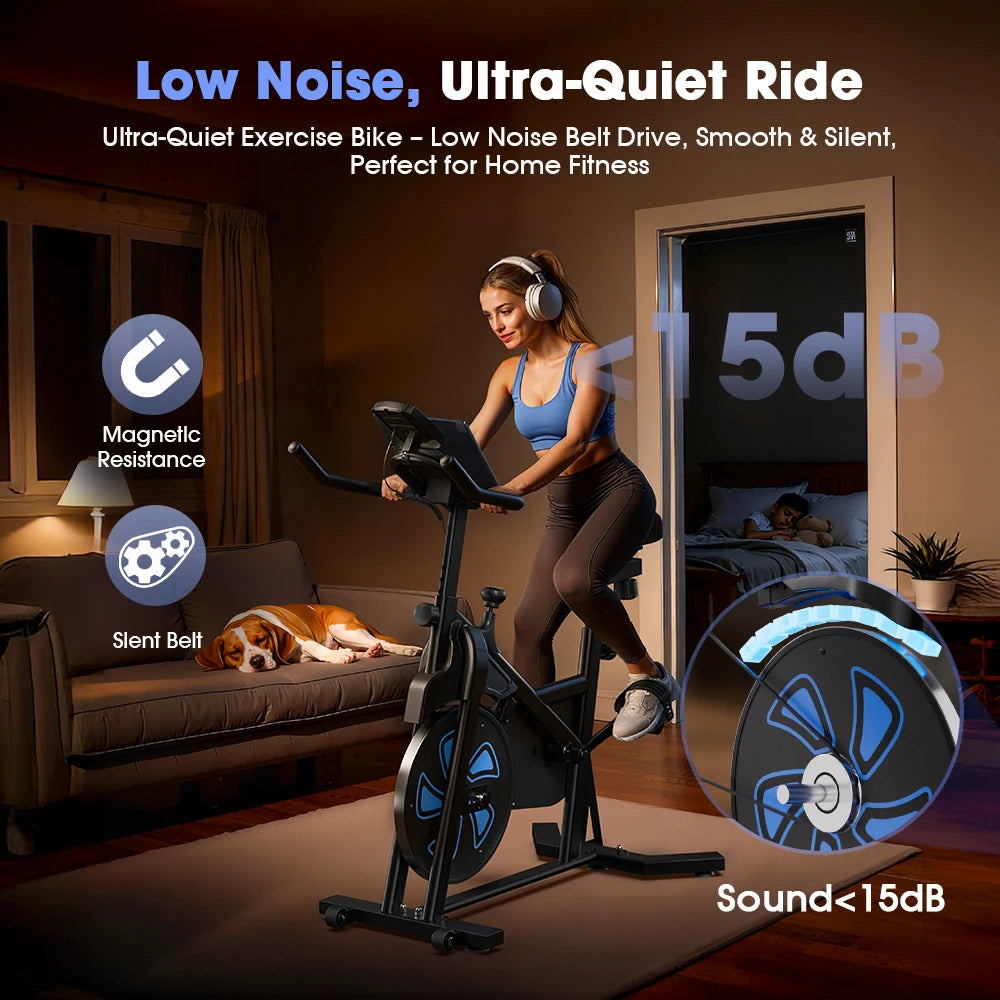 Cyclette Formill QK101 10 Kg Frizione QK116C 12 Kg Magnetico Trasmissione a Cinghia Display Cardio Domestico