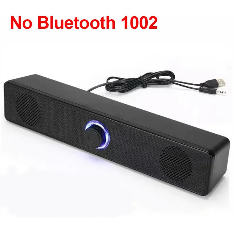 Soundbar Per PC E TV Bluetooth Cablato E Wireless USB Alimentato Per Laptop Gaming Home Theater Sistema Audio Surround