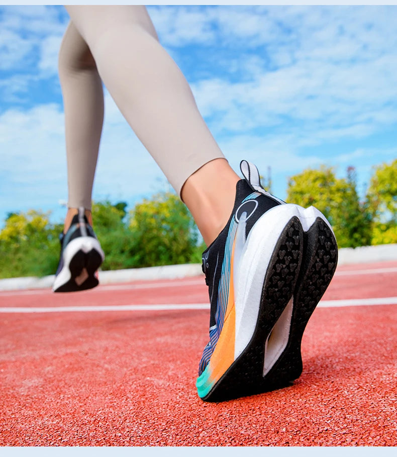 Scarpe Da Corsa Professionali Per Maratona In Carbonio Unisex Ultraleggere Con Assorbimento Degli Urti E Supporto Stabile