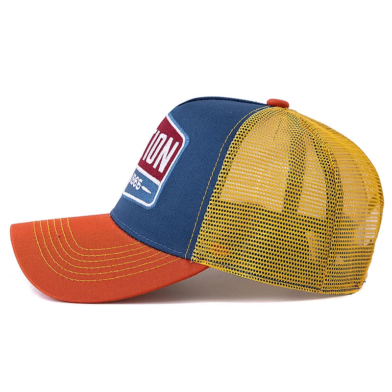 Berretto Trucker Unisex Ventilato Rete Estate Streetwear UP Positive Stazione SA Station
