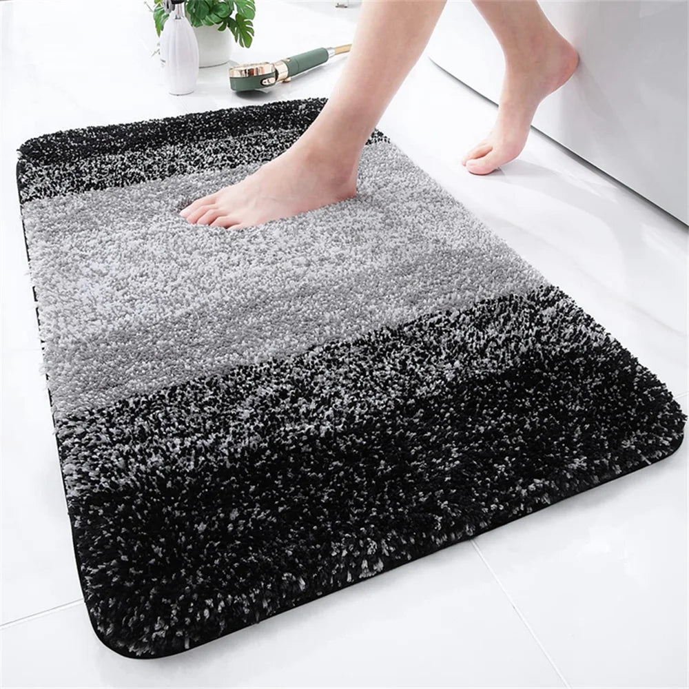 Kitinjoy Tappeto Da Bagno Di Lusso In Microfibra Assorbente Antiscivolo Peluche Morbido Per Doccia E Pavimento