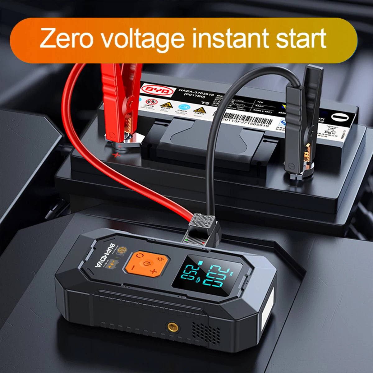Avviatore Emergenza Auto 4 In 1 Power Bank 7000A 20000mAh 30000mAh Con Compressore 150 PSI Per Automobilisti Sicuri
