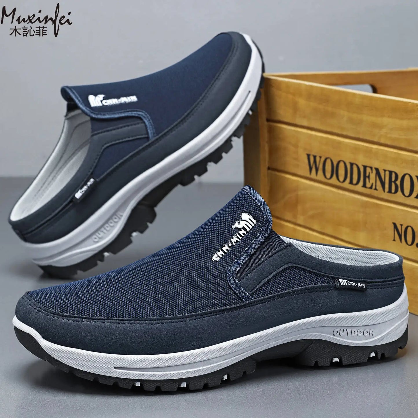 Scarpe Da Uomo Primavera 2026 Nuove Versatili Casual Mezzo Calzino Comode Traspiranti Anti Odore Taglie 39 47