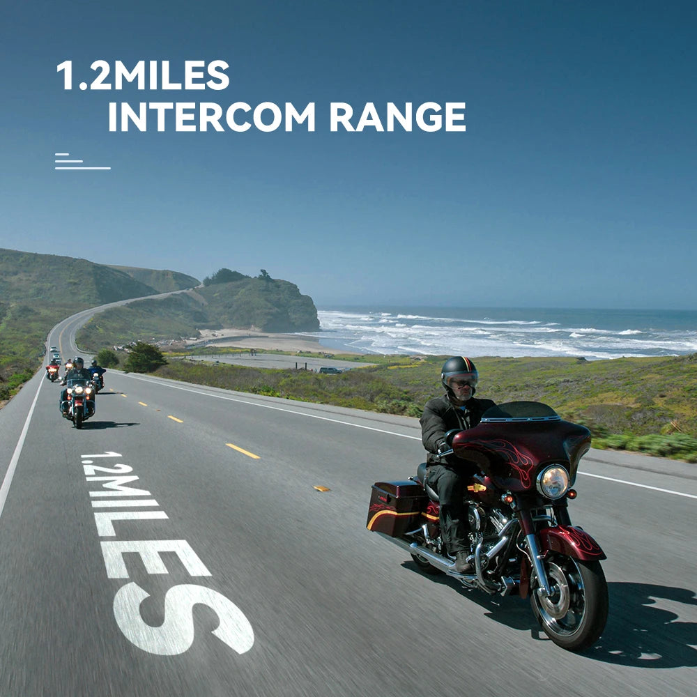 Cuffie Bluetooth Per Casco Interfono Moto Lexin G2P Comunicatore Vivavoce Fino A 6 Ciclisti Con Radio FM