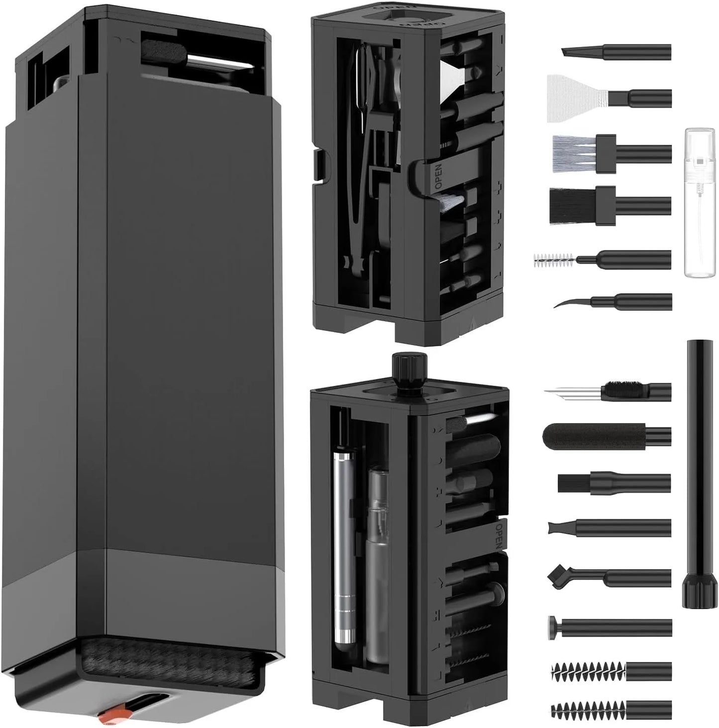 Kit Pulizia Profonda Multifunzione 20 In 32 In 1 Per Porte iPhone AirPods Tastiera Rimozione Tasti Strumenti di Precisione