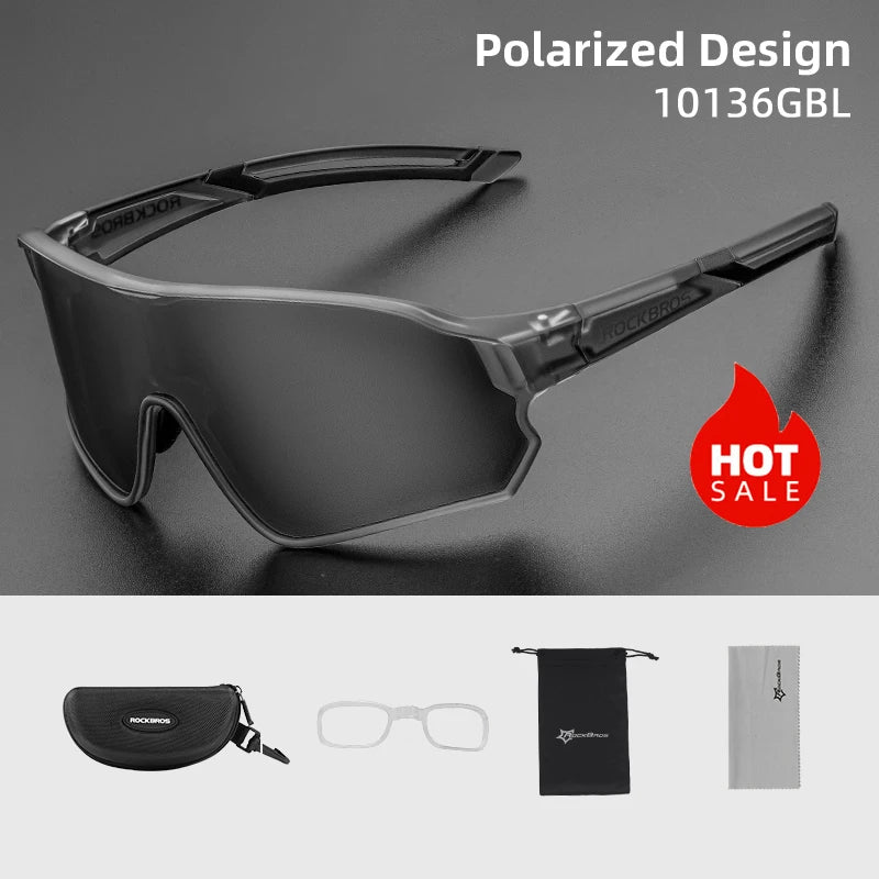 Occhiali Polarizzati Rockbros Da Sole UV400 Sport All Aperto Ciclismo Escursionismo Campeggio Golf