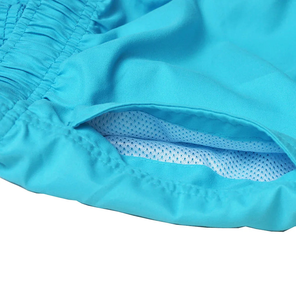 Pantaloncini da Bagno da Uomo da Surf ad Asciugatura Rapida Traspiranti con Coulisse e Tasche per Spiaggia Estiva