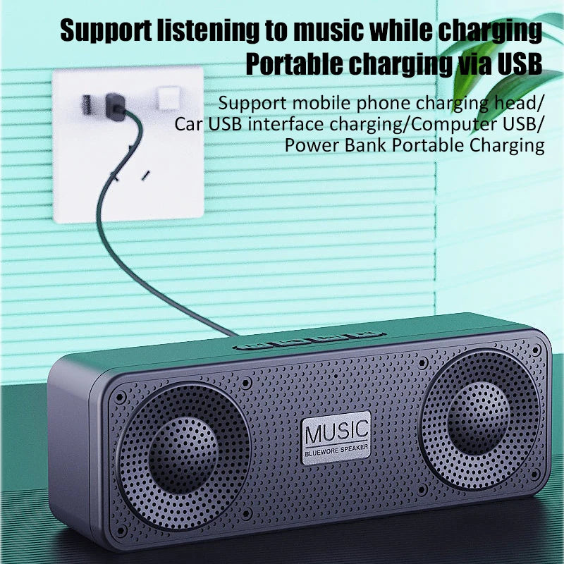 S18 Wireless Altoparlante Bluetooth Intelligente Creativo Per Telefono Cellulare Computer Con Subwoofer Esterno Batteria