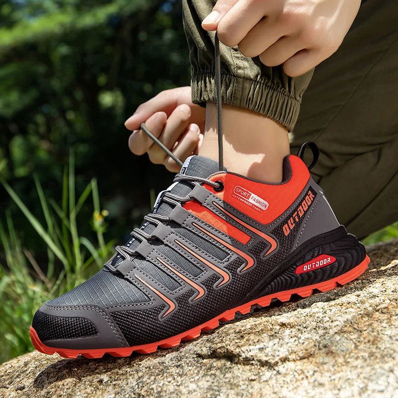 Scarpe Da Trekking Impermeabili Da Uomo Traspiranti In Rete Reticolare Per Campeggio All Aperto