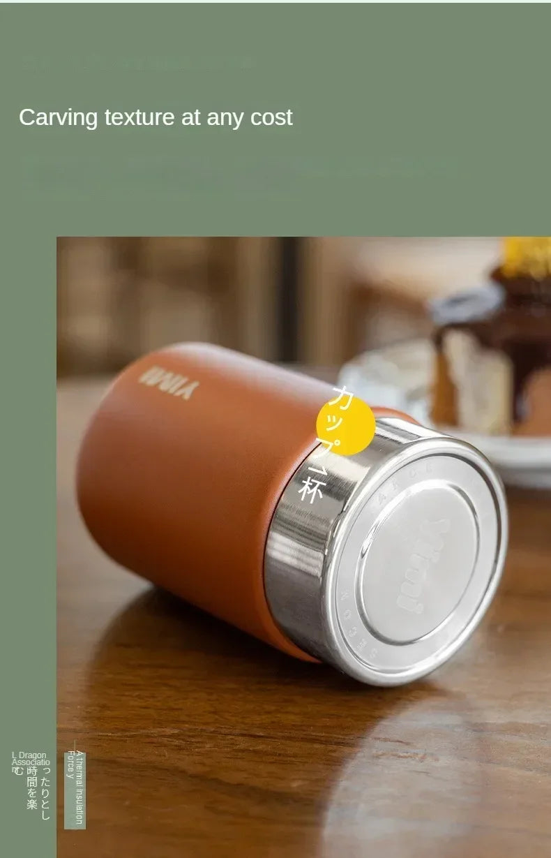 Bottiglia Termica Mini 230 Ml Acciaio Inox 316 Con Isolamento A Vuoto Portatile Per Viaggiare Caffè E Tè Caldi O Freddi