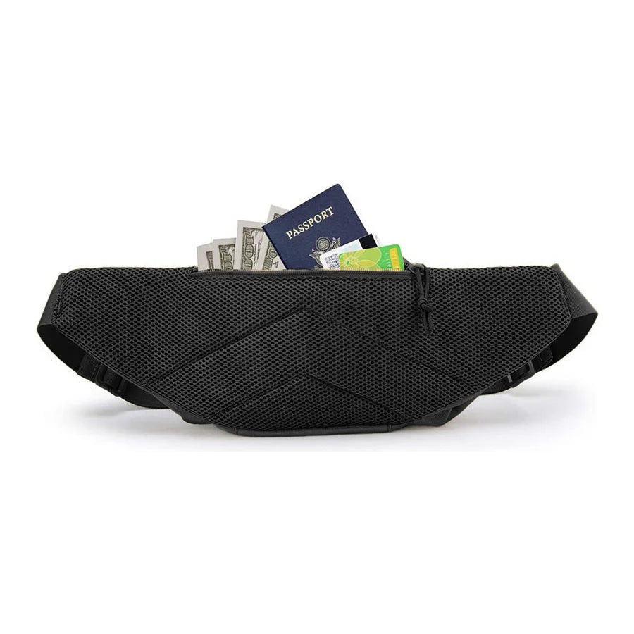 Yakeda Borsa Vita Invisibile Multifunzionale Per Esterni Kit Attrezzi Da Viaggio Sportiva Uomo In Nylon