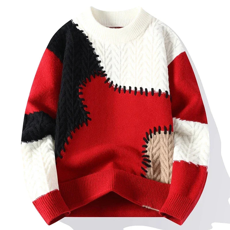 Maglione Uomo Casual Aboorun In Cotone Elasticizzato Spandex Confortevole Morbido