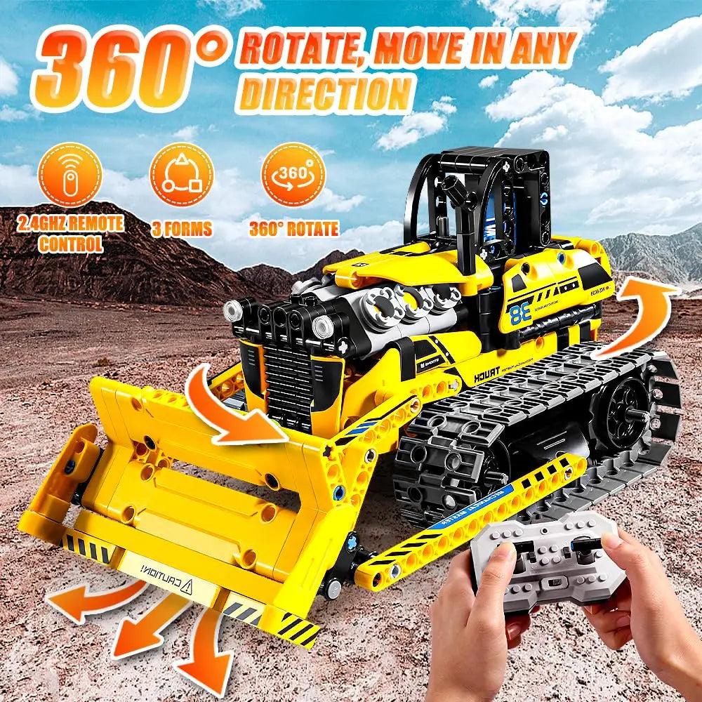 Kit Costruzione Telecomandata 3 In 1 542 Pezzi Per Bambini 8 10 Anni Regalo Educativo