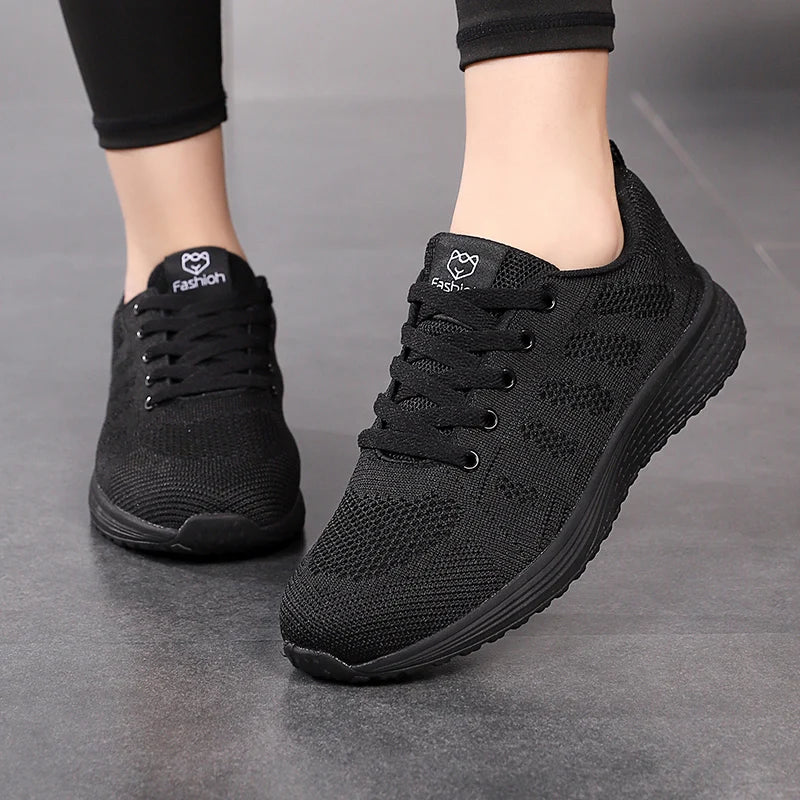 Scarpe sportive da donna Sneakers con plateau alla moda Scarpe basse da donna primavera estate Scarpe da corsa per donna Scarpe casual Mesh Jogging Tennis