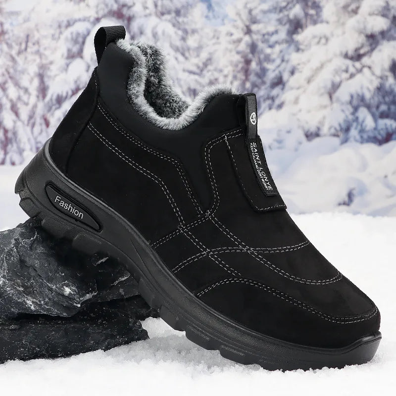 Scarpe Invernali Da Uomo In Cotone Con Velluto E Isolamento Spesso Scarpe Da Lavoro Da Uomo