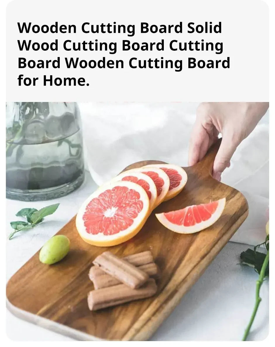 Tagliere In Legno Con Manico Per Cucina Uso Domestico Tagliere Per Formaggi Salumi Frutta E Pane In Legno Naturale
