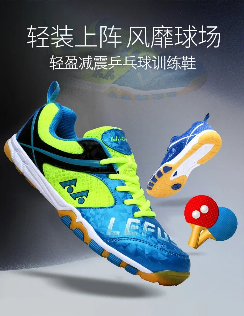 Scarpe Da Tennis Da Competizione Uomo Professionali Traspiranti Coppia Scarpe Da Ping Pong E Badminton