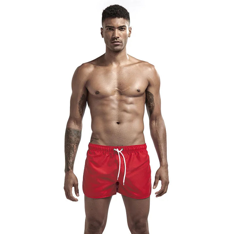 Pantaloncini da Bagno da Uomo da Surf ad Asciugatura Rapida Traspiranti con Coulisse e Tasche per Spiaggia Estiva