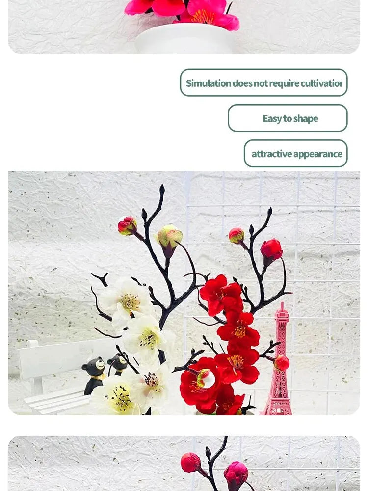 Piante Artificiali Bonsai Piccolo Albero In Vaso Simulazione Decorazione Casa Tavolo Fiori Finti Giardino Hotel