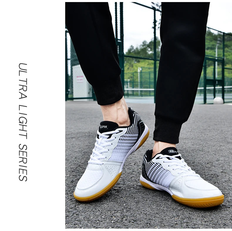 Scarpe Da Allenamento Ping Pong Tennis Traspiranti Antiscivolo All'aperto Uomo Donna in Maglia