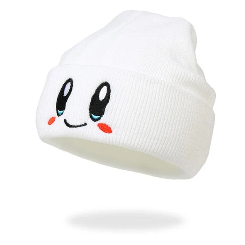 Coppia Beanie Unisex Con Ricamo Occhi, Colori Candy, Berretti In Maglia Calda, Casual E Trendy Per Donne E Uomini