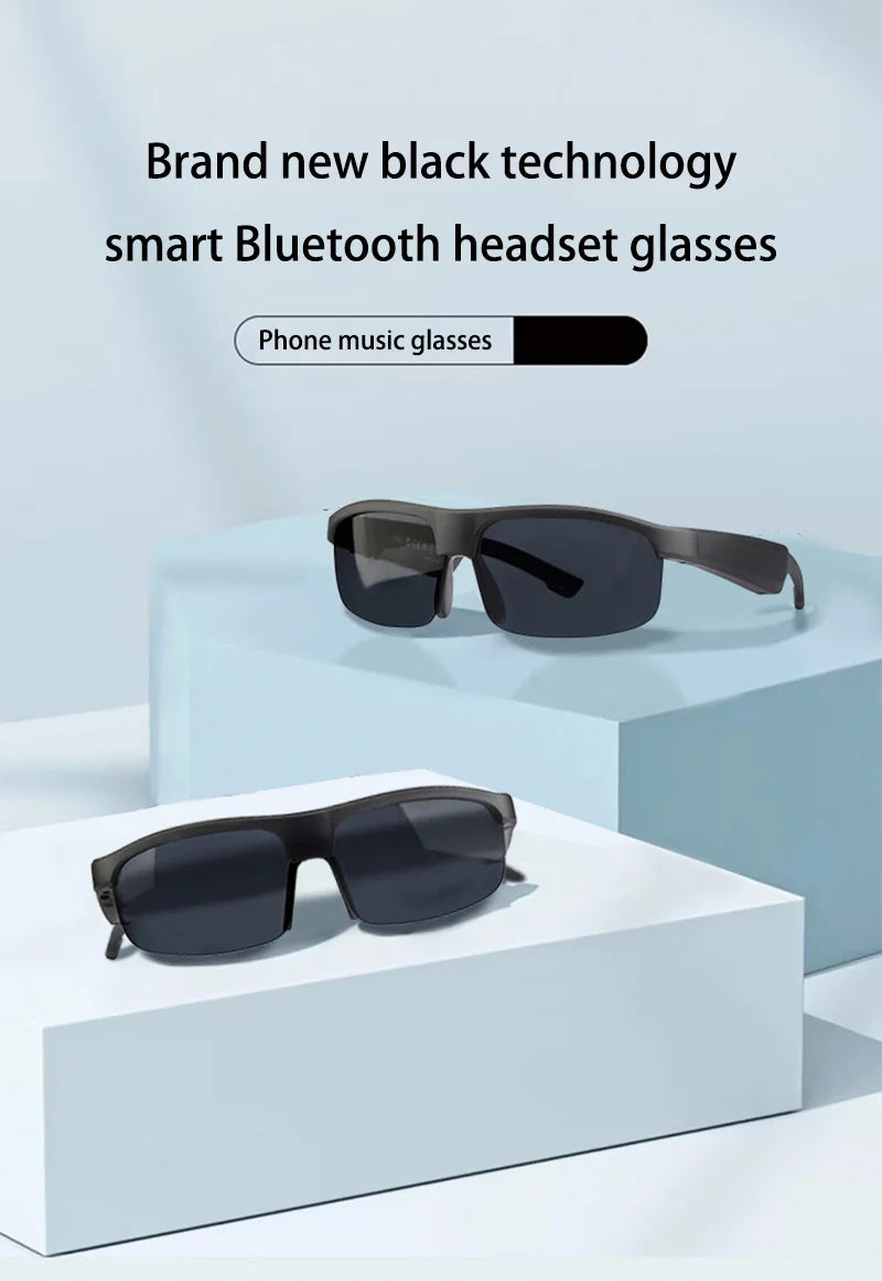 Occhiali Da Sole Intelligenti Con Auricolari Bluetooth M6Pro Nero Conduzione Ossea Per Ciclismo Guida Lungo Raggio