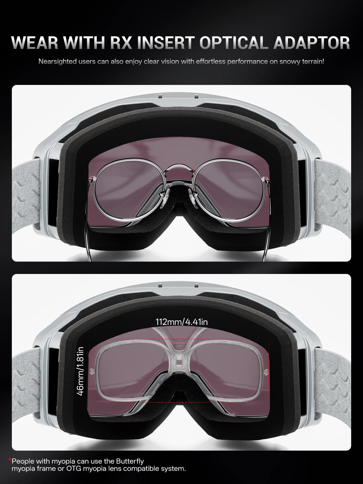 Occhiali Da Sci Fotocromatici KAPVOE Traspiranti Per Esterni UV400 Anti Appannamento Con Lenti Flip Per Neve E Snowboard