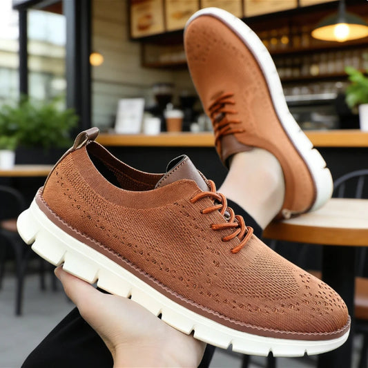 Scarpe Casual da Uomo Traspiranti alla Moda Minimaliste Ammortizzanti con Lacci Comode Sneakers da Viaggio